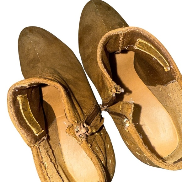 American Eagle Brown Suede Ankle Boots 8 1/2 - Picture 6 of 6